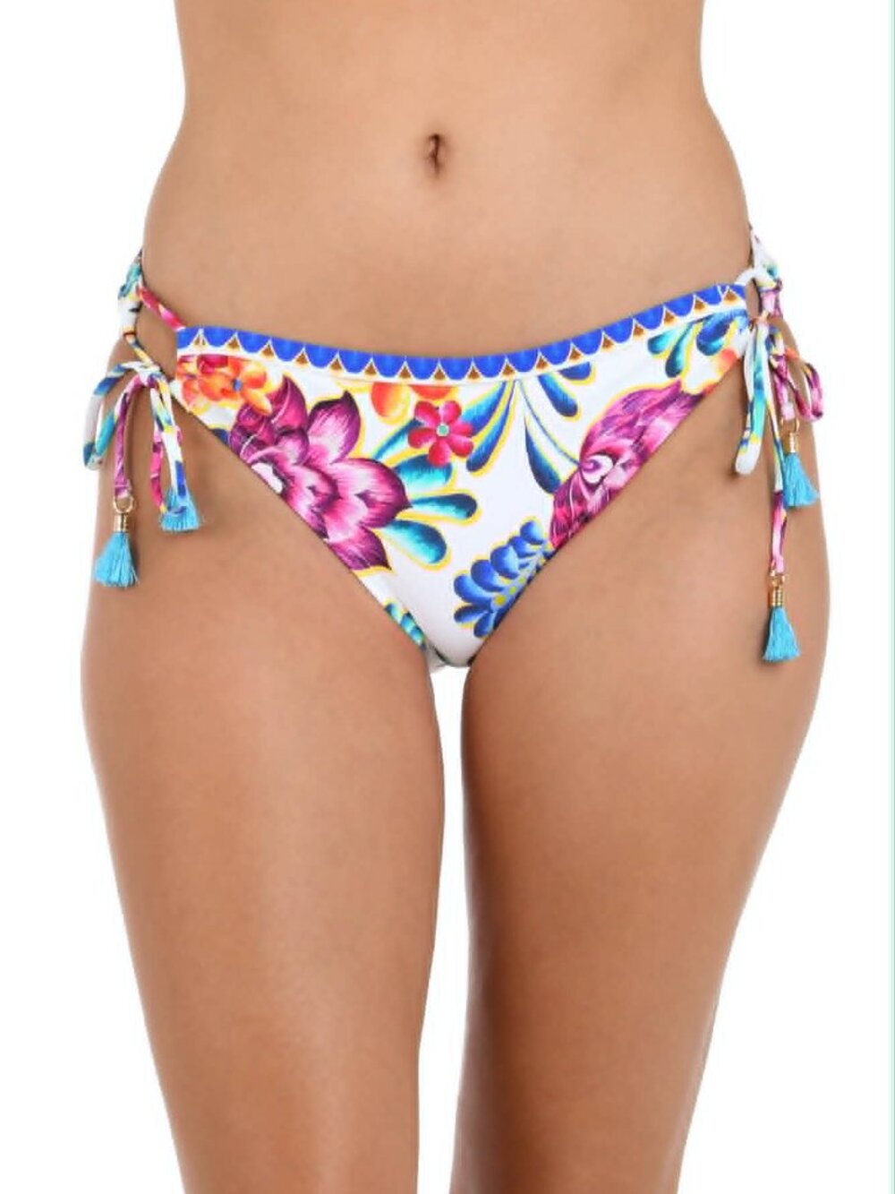 La Blanca Paradiso halter bikini top & bikini bottom Medium - Picture 5 of 13
